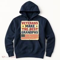 Veterans Make The Best Grandpas USA Hoodie thumb 0