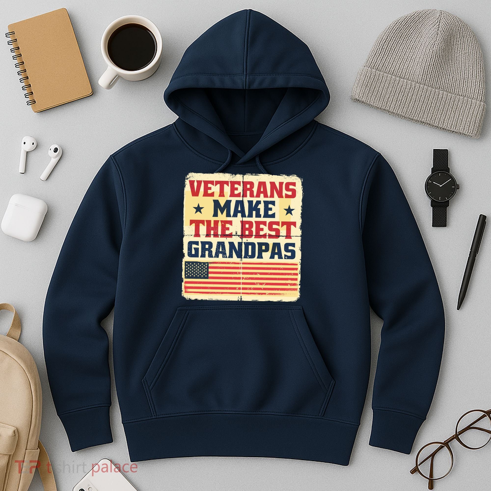Veterans Make The Best Grandpas USA Hoodie