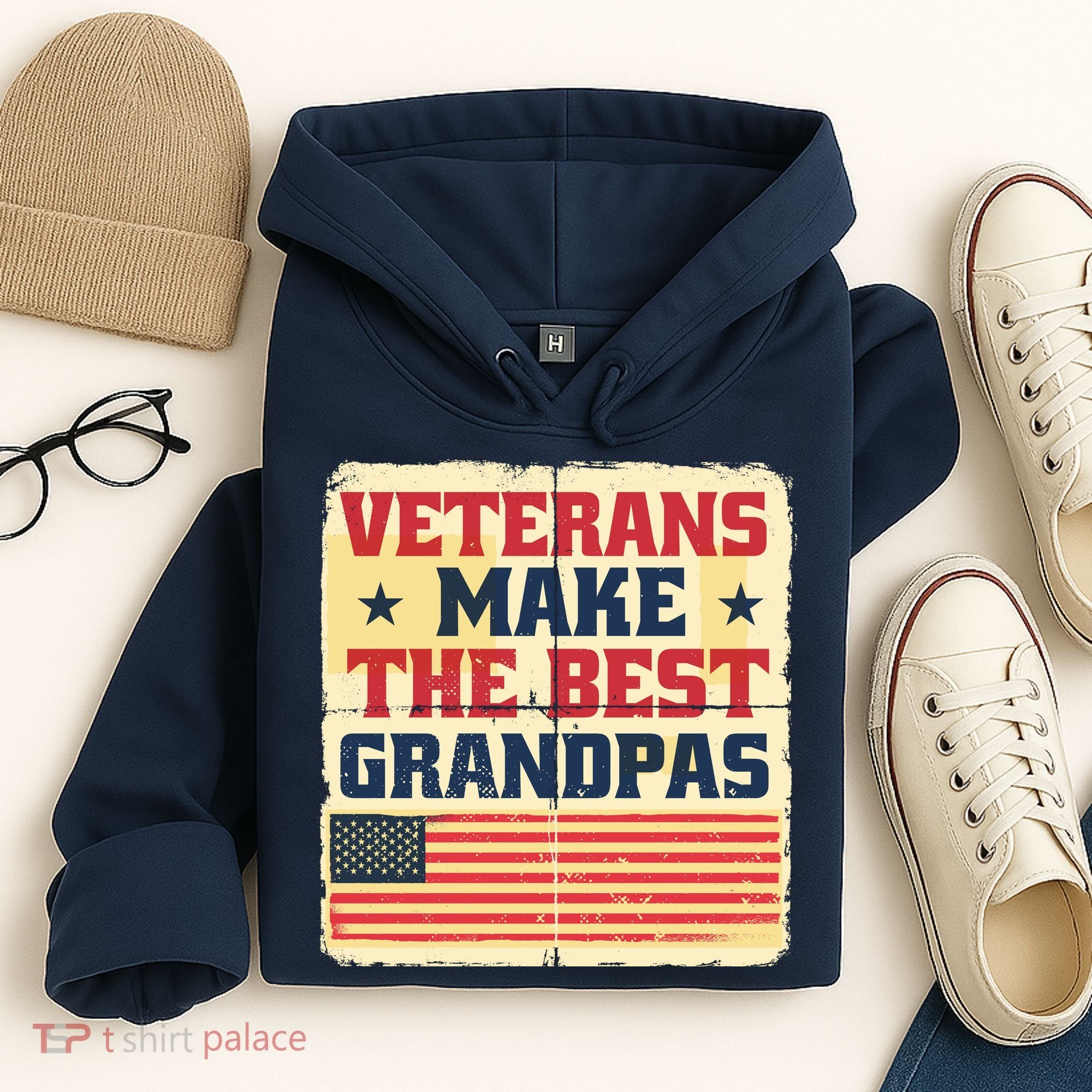 Veterans Make The Best Grandpas USA Hoodie
