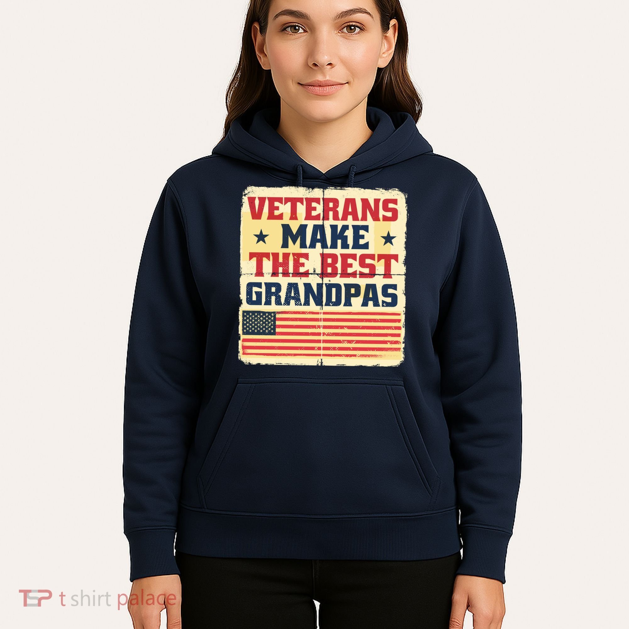 Veterans Make The Best Grandpas USA Hoodie
