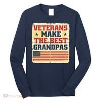 Veterans Make The Best Grandpas USA Long Sleeve Shirt thumb 0