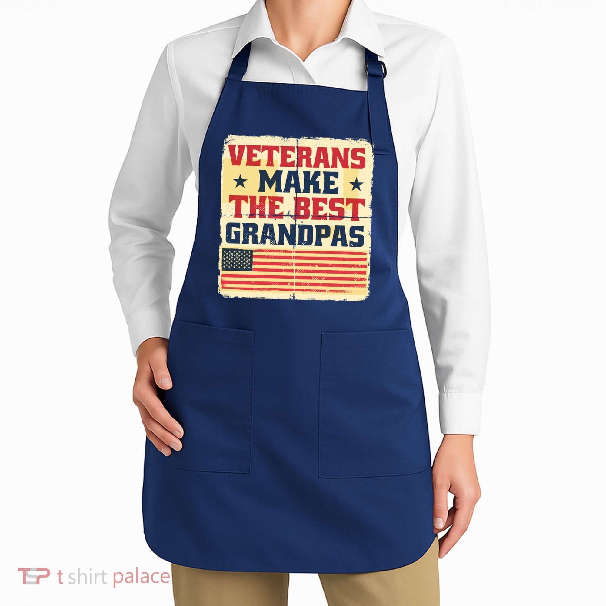 Veterans Make The Best Grandpas USA Apron