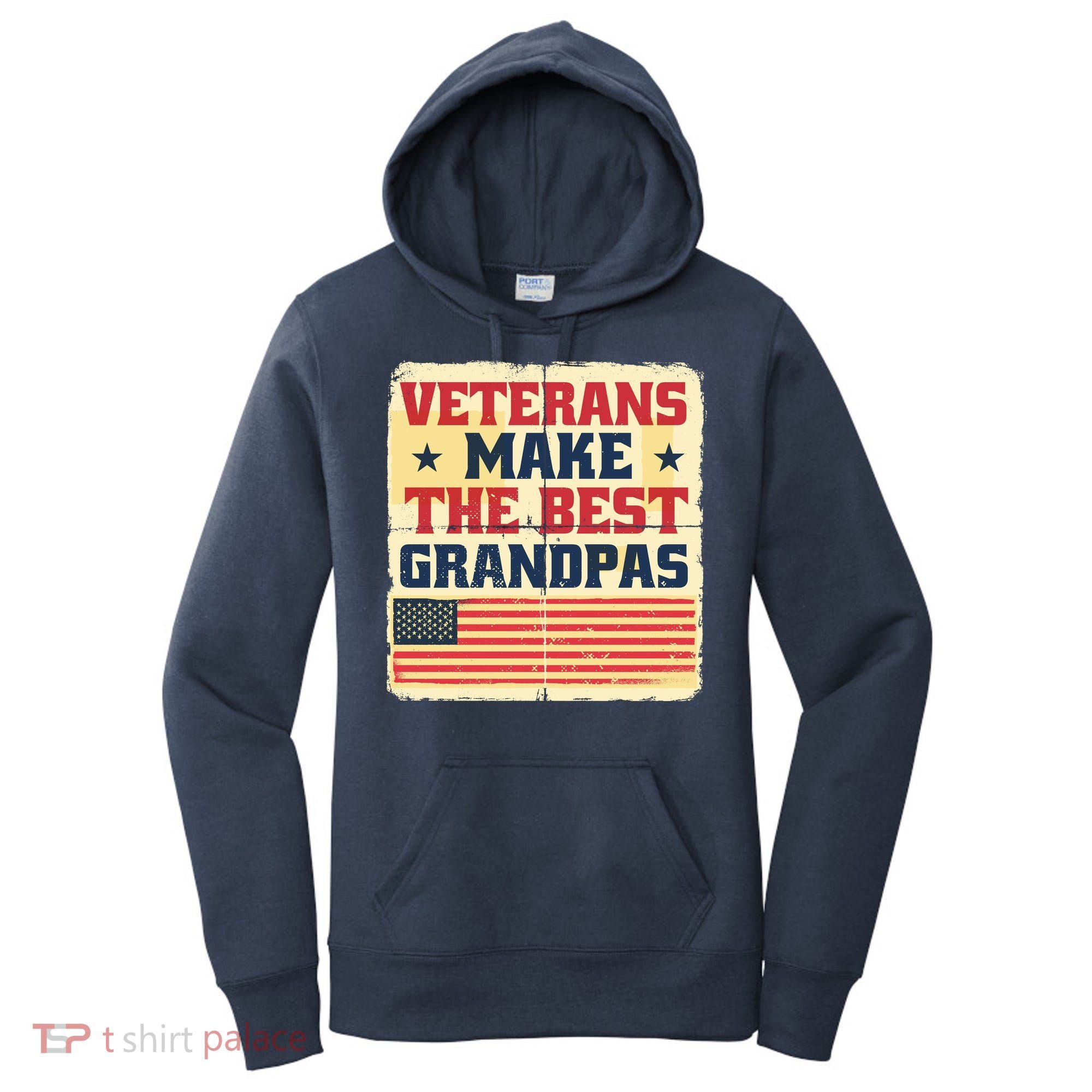 Veterans Make The Best Grandpas USA Women's Hoodie