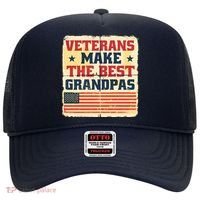 Veterans Make The Best Grandpas USA Hat thumb 0