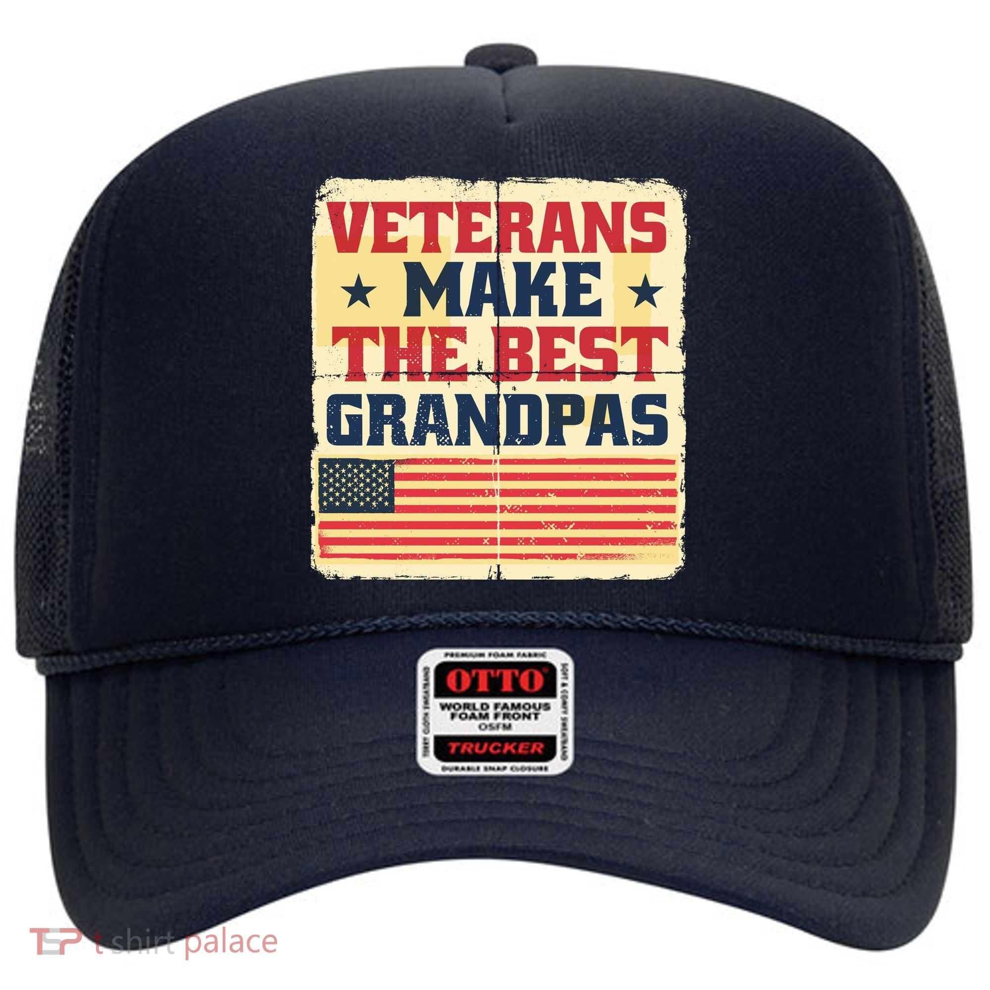 Veterans Make The Best Grandpas USA Hat