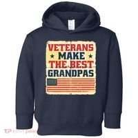 Veterans Make The Best Grandpas USA Toddler Hoodie thumb 0