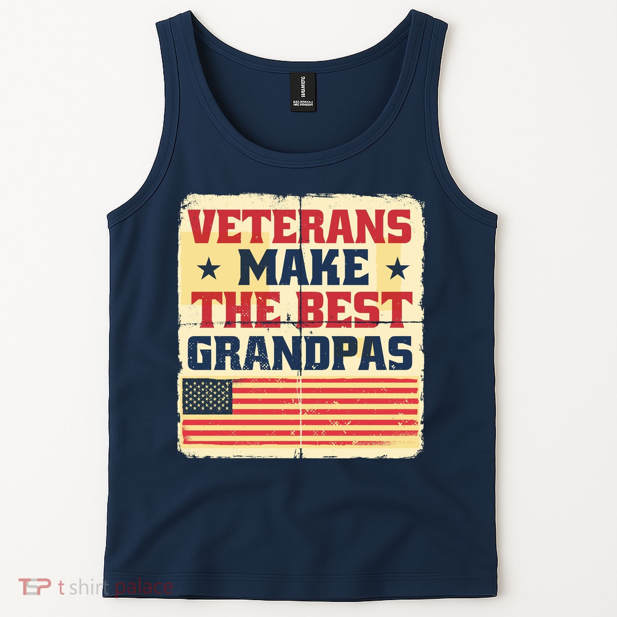 Veterans Make The Best Grandpas USA Tank Top