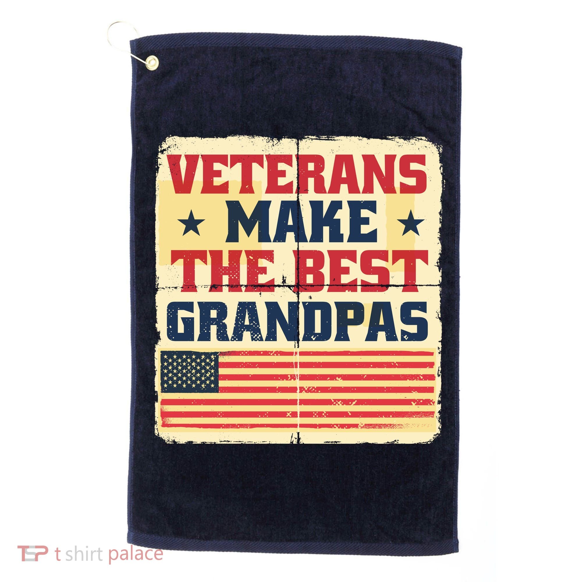 Veterans Make The Best Grandpas USA Golf Towel