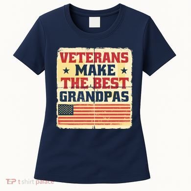 Veterans Make The Best Grandpas USA Women's T-Shirt