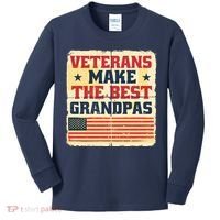 Veterans Make The Best Grandpas USA Kids Long Sleeve Shirt thumb 0