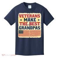 Veterans Make The Best Grandpas USA Kids T-Shirt thumb 0