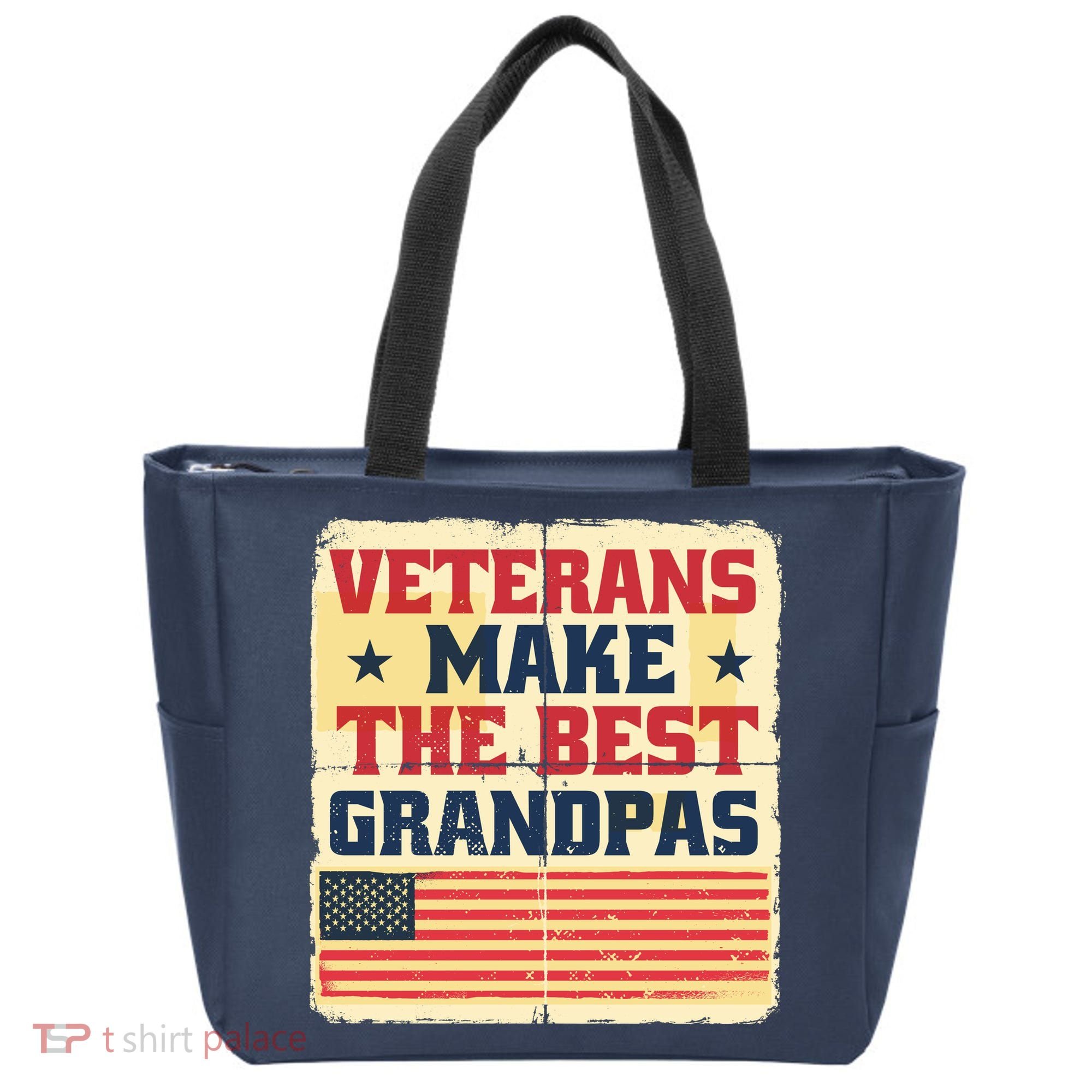 Veterans Make The Best Grandpas USA Tote Bag