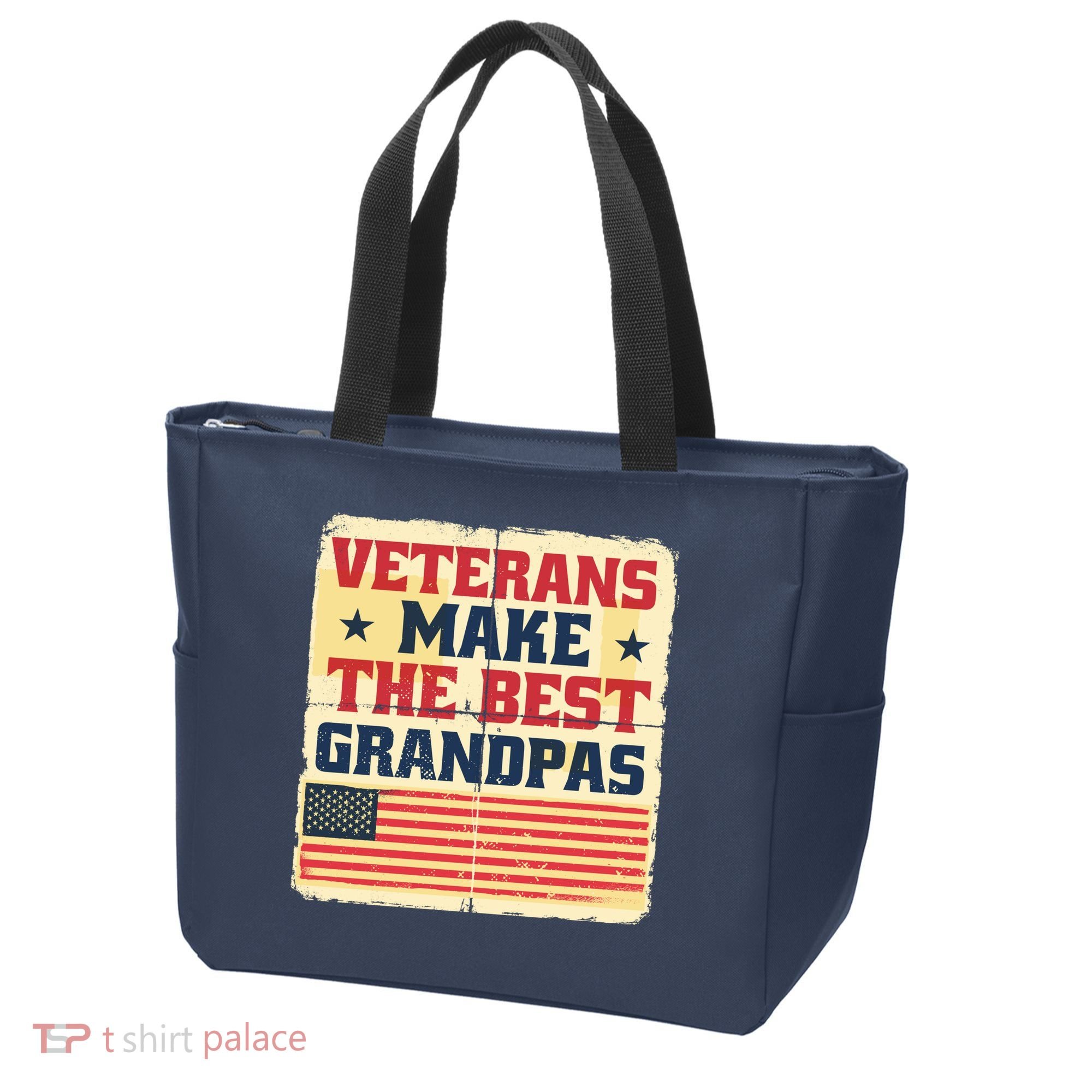 Veterans Make The Best Grandpas USA Tote Bag