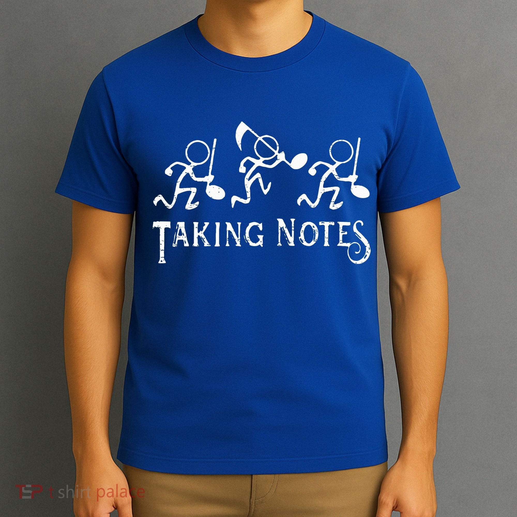 Vintage Musical Taking Notes Music Lovers Teachers Funny T-Shirt