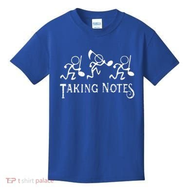 Vintage Musical Taking Notes Music Lovers Teachers Funny Kids T-Shirt