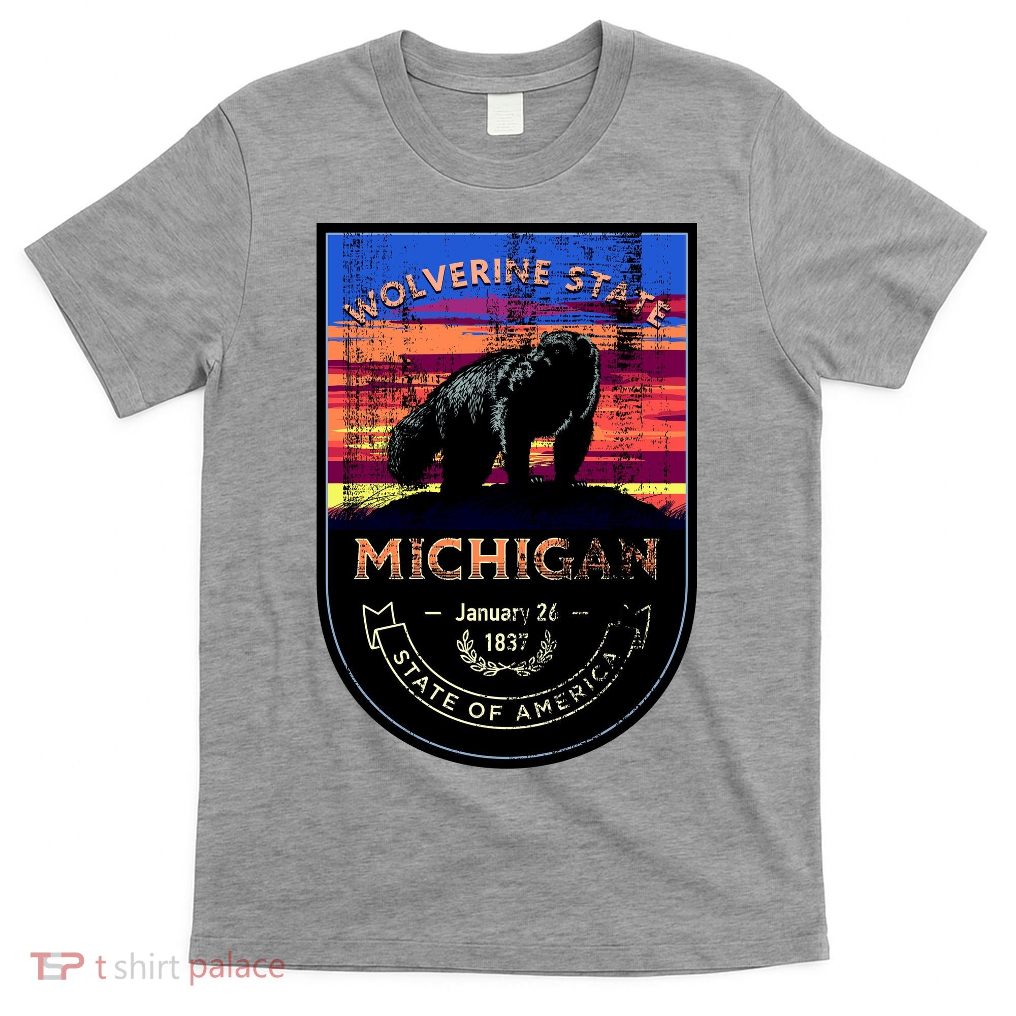 Vintage Michigan The Wolverine State T-Shirt