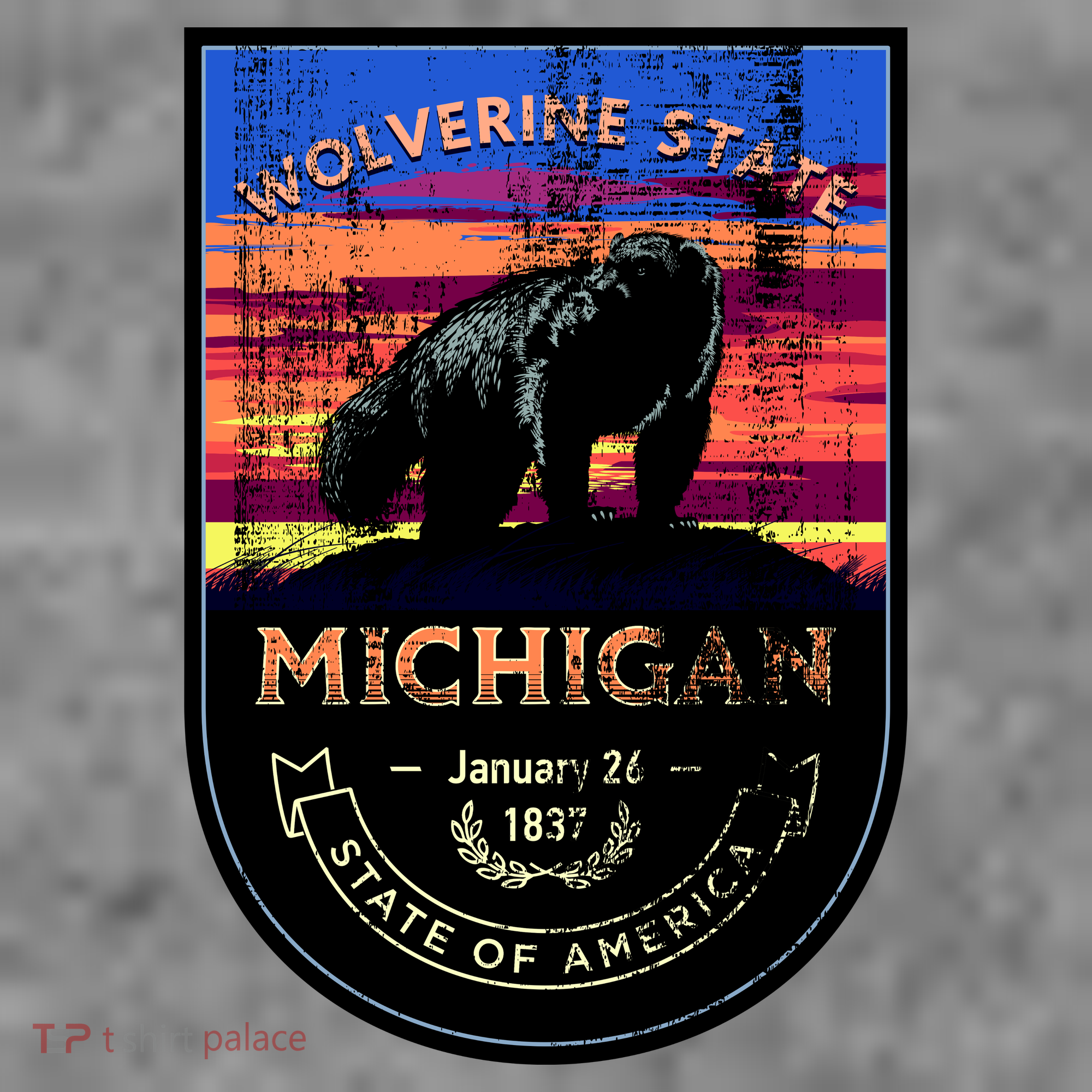 Vintage Michigan The Wolverine State T-Shirt