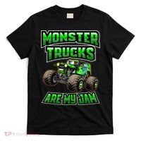 Vintage Monster Truck Are My Jam Truck Boy Birthday T-Shirt thumb 0
