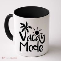 Vacay Mode Tropical Vacation Coffee Mug thumb 0