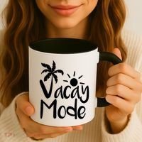 Vacay Mode Tropical Vacation Coffee Mug thumb 3
