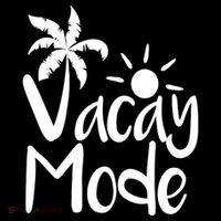Vacay Mode Tropical Vacation Women's Hoodie thumb 2