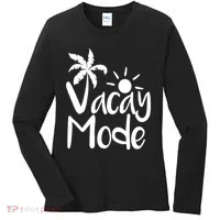 Vacay Mode Tropical Vacation Women's Long Sleeve Shirt thumb 0