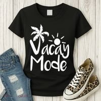 Vacay Mode Tropical Vacation Women's T-Shirt thumb 3