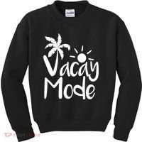 Vacay Mode Tropical Vacation Kids Sweatshirt thumb 0