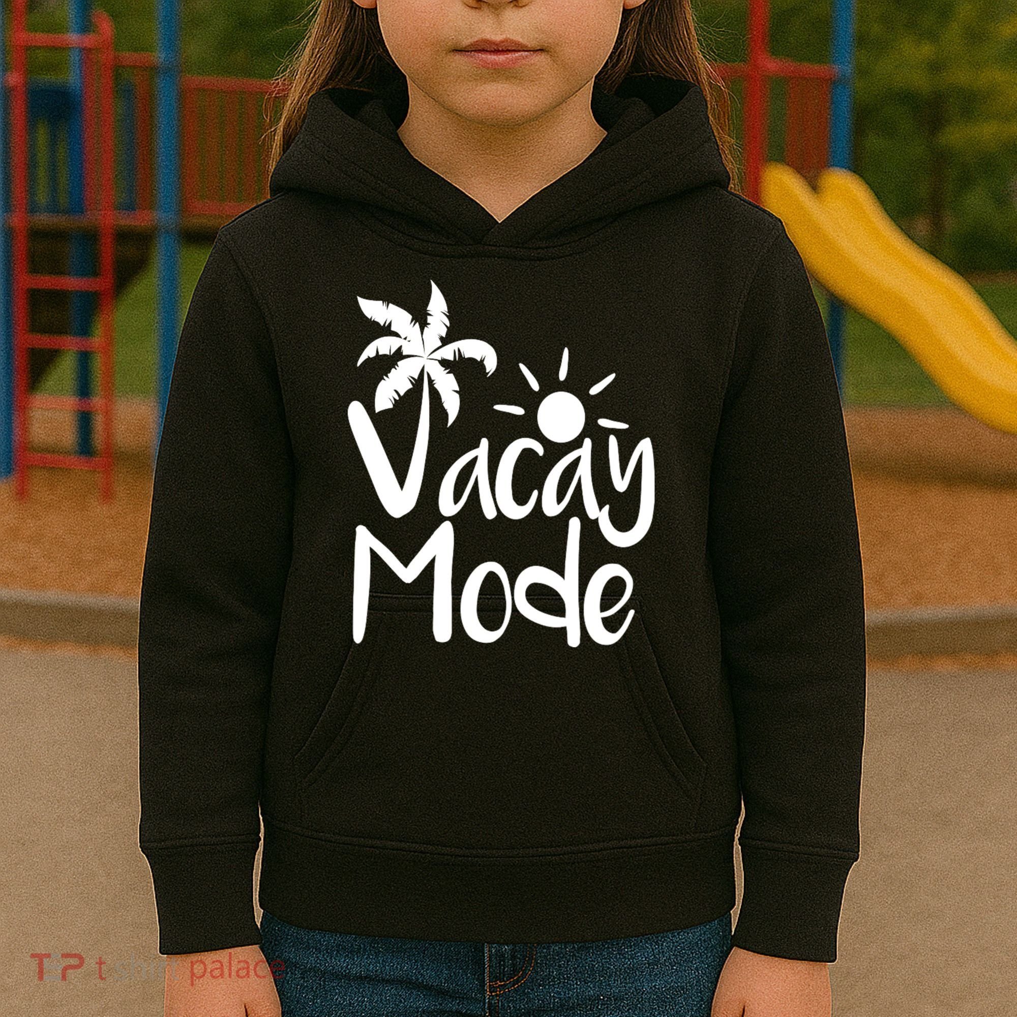 Vacay Mode Tropical Vacation Kids Hoodie