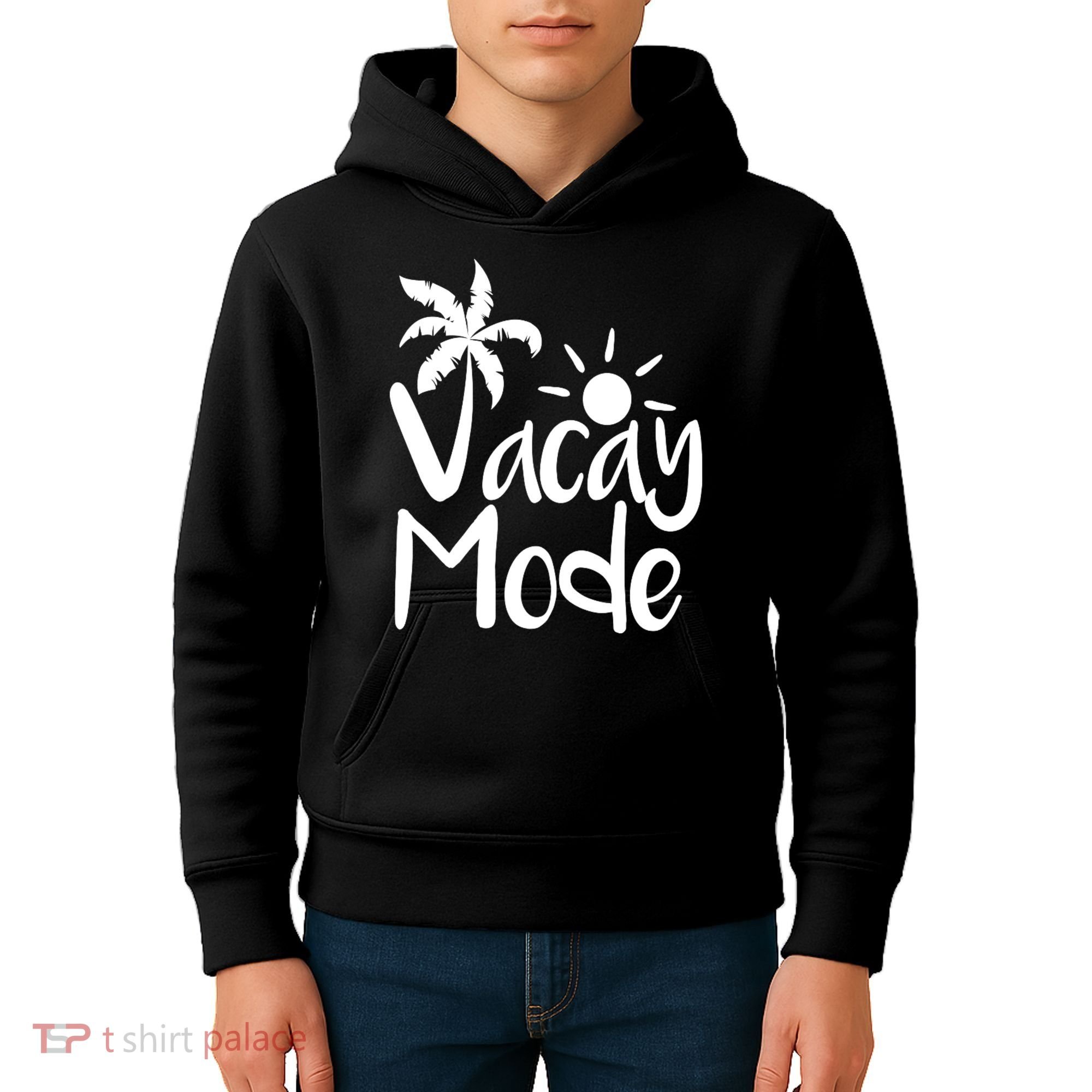 Vacay Mode Tropical Vacation Kids Hoodie