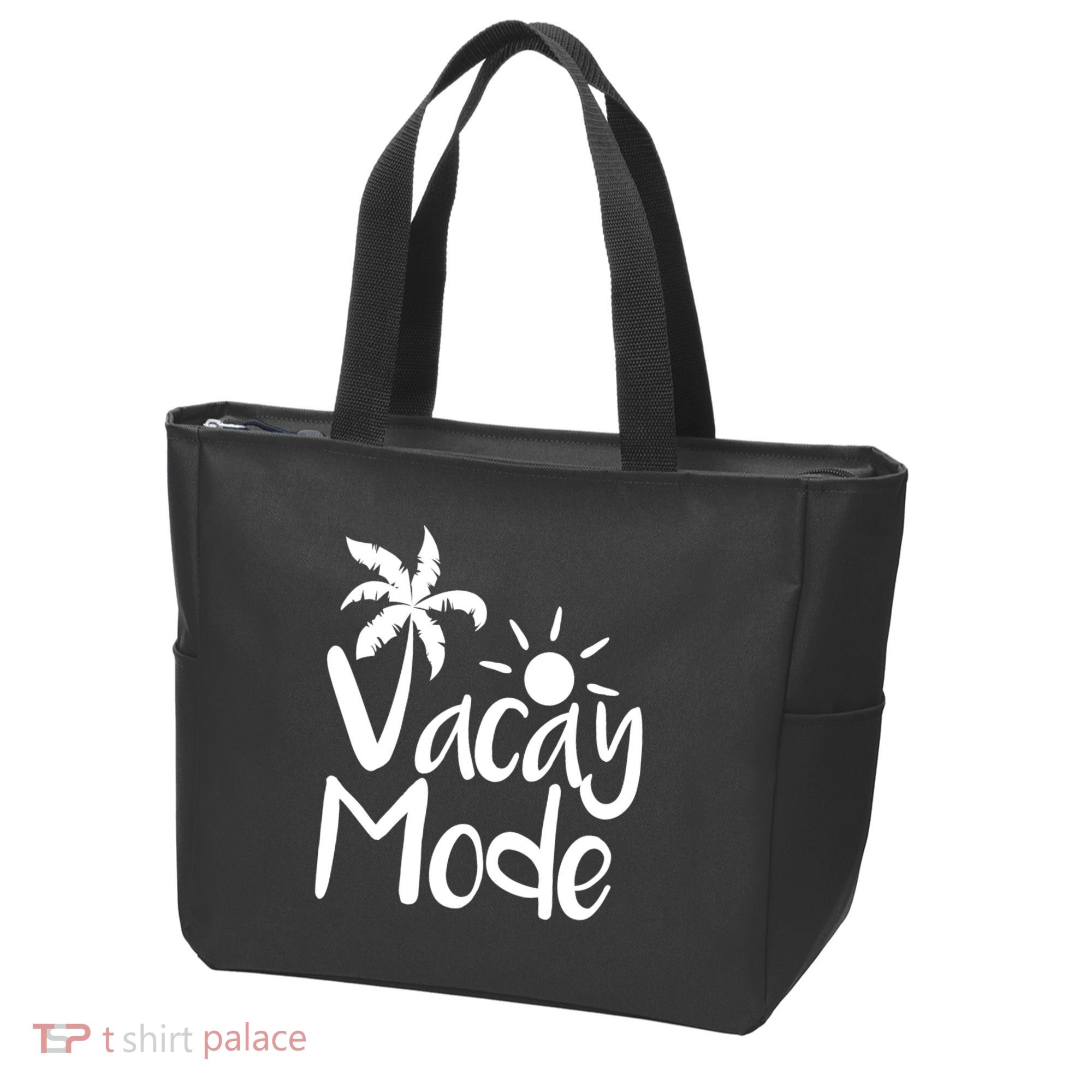 Vacay Mode Tropical Vacation Tote Bag