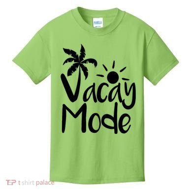 Vacay Mode Tropical Vacation Kids T-Shirt