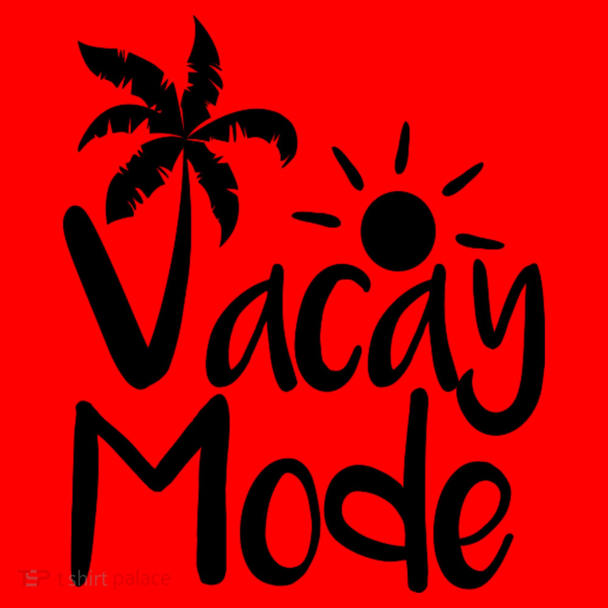 Vacay Mode Tropical Vacation Santa Hat