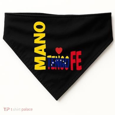 Venezuela Mano Tengo Fe Vinotinto USA-Made Doggie Bandana