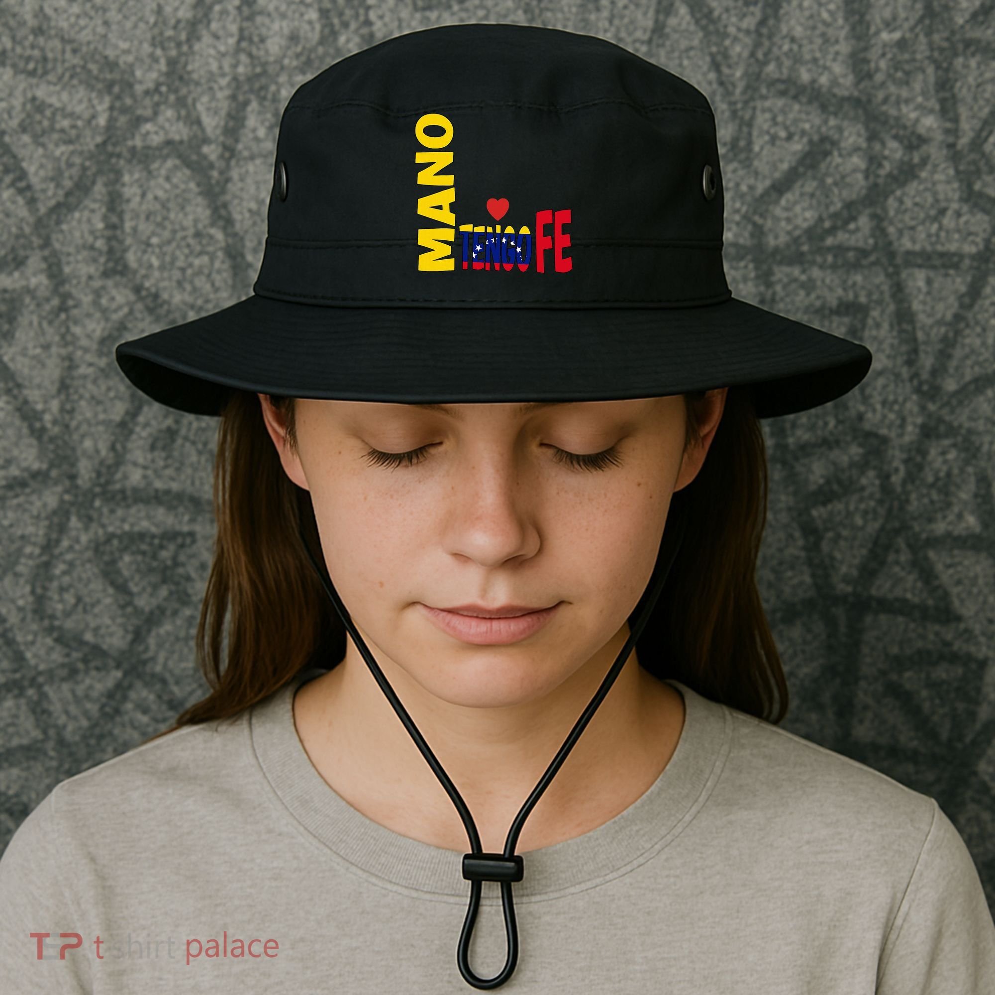 Venezuela Mano Tengo Fe Vinotinto Bucket Hat