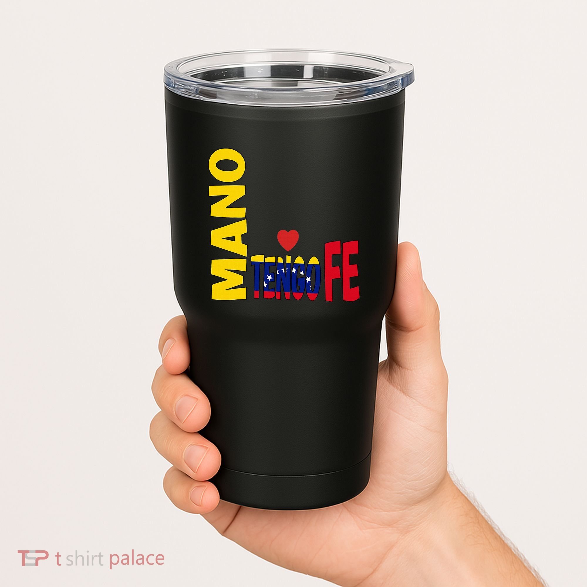 Venezuela Mano Tengo Fe Vinotinto Tumbler