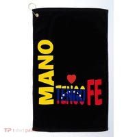 Venezuela Mano Tengo Fe Vinotinto Golf Towel thumb 0