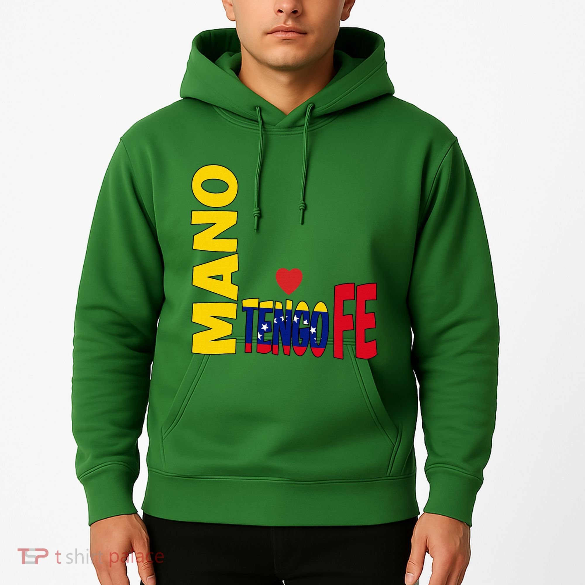 Venezuela Mano Tengo Fe Vinotinto Hoodie