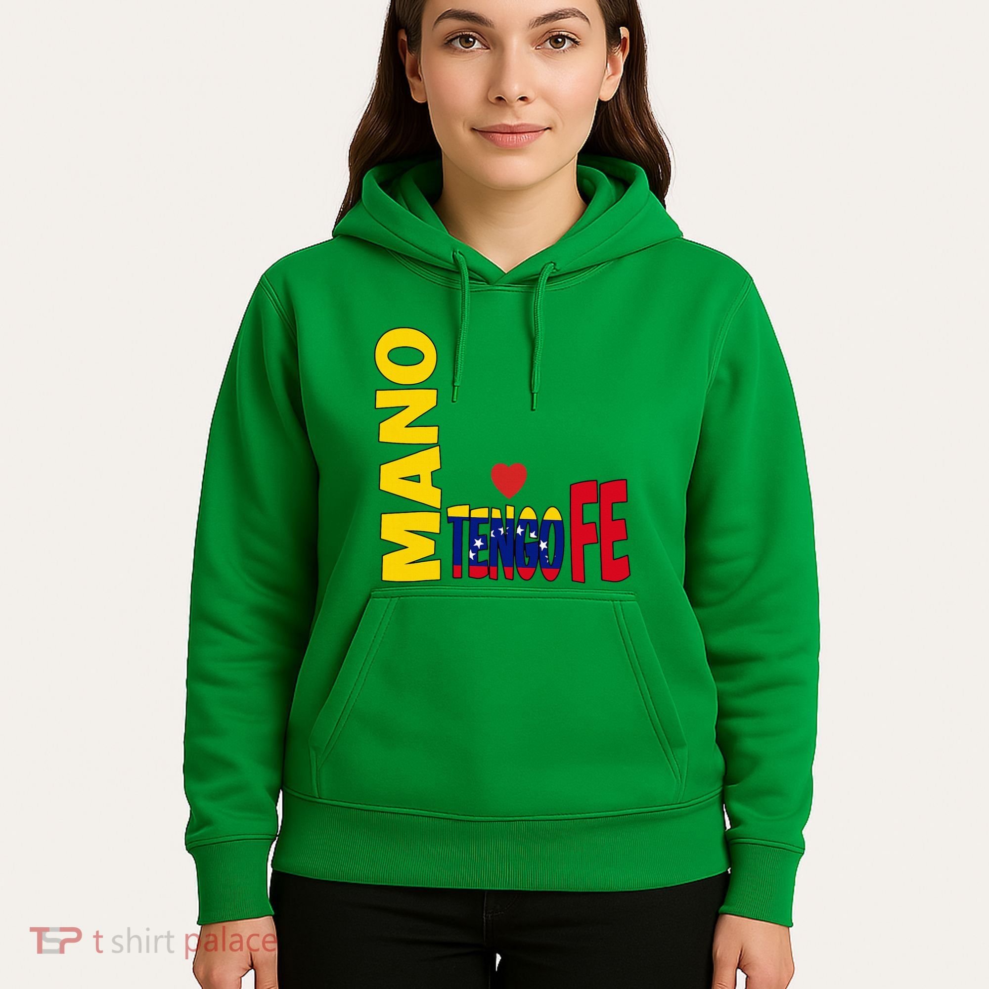 Venezuela Mano Tengo Fe Vinotinto Hoodie