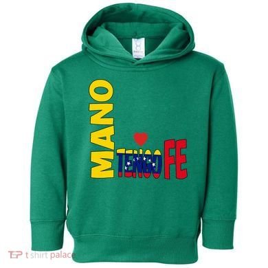 Venezuela Mano Tengo Fe Vinotinto Toddler Hoodie