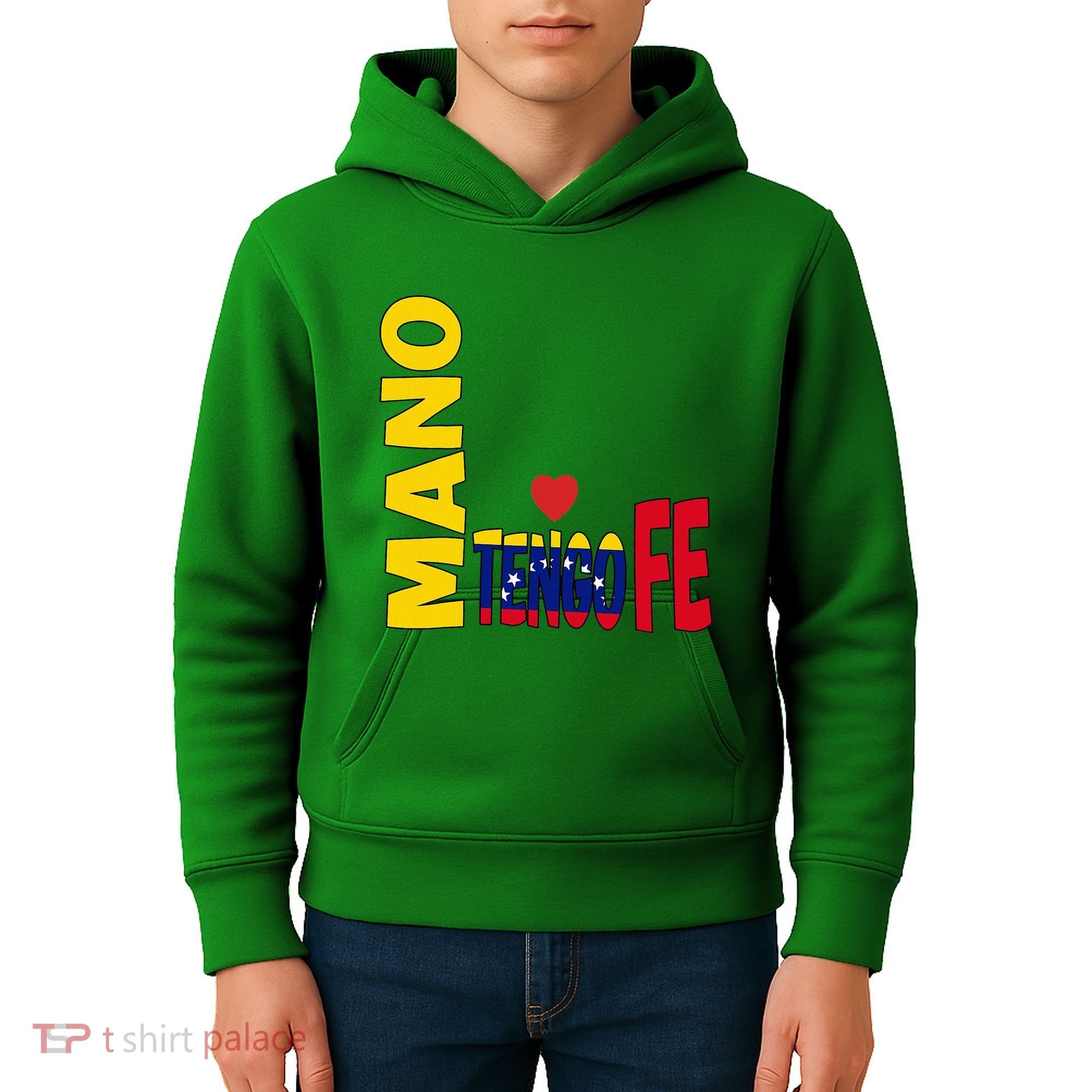 Venezuela Mano Tengo Fe Vinotinto Kids Hoodie