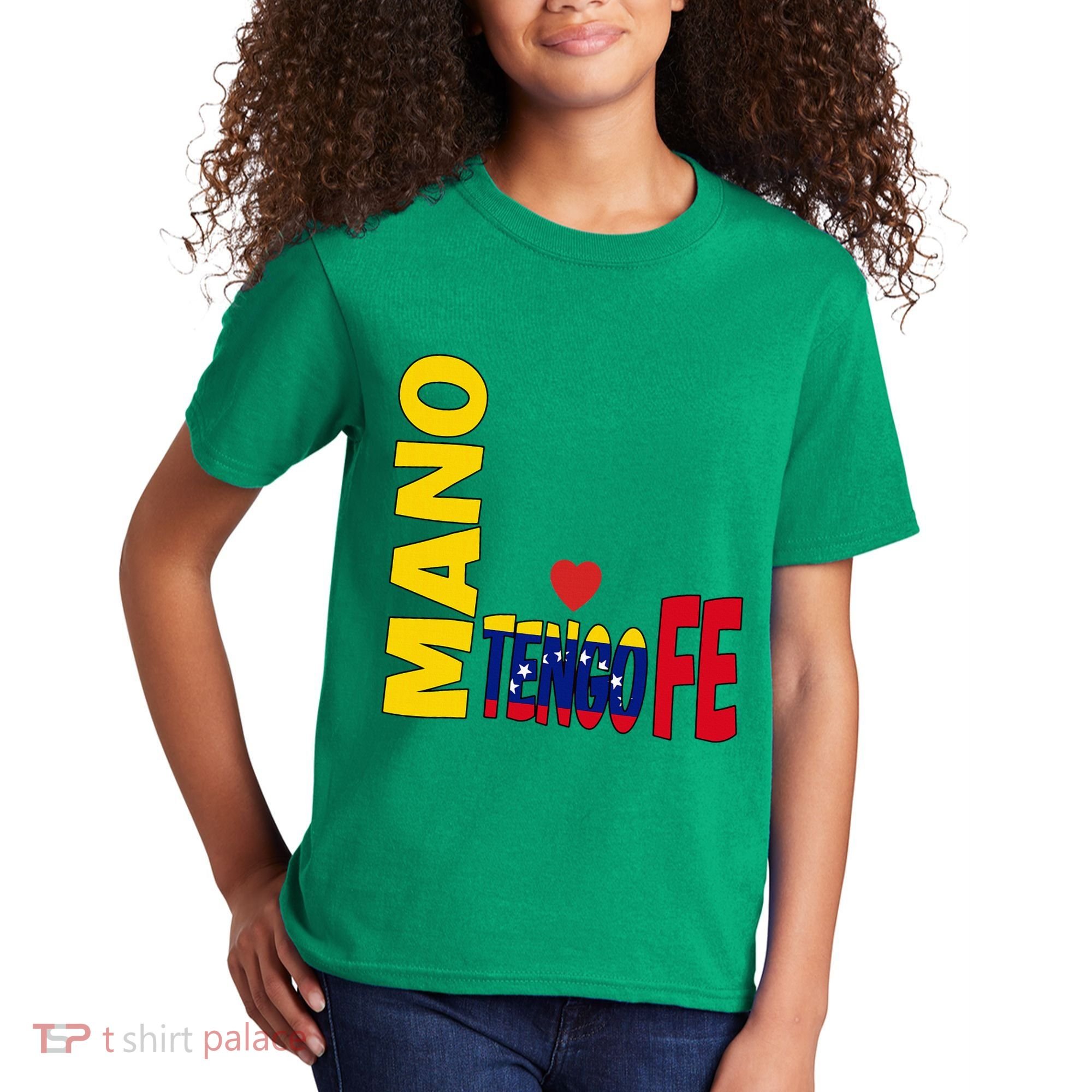 Venezuela Mano Tengo Fe Vinotinto Kids T-Shirt