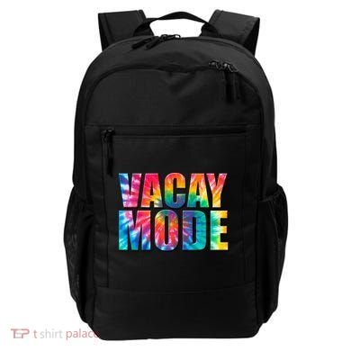 Vacay Mode Tie Dye Colorful Vacation Backpack