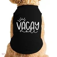 Vacay Mode Tropical Vacation Doggie Tank thumb 0
