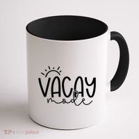 Vacay Mode Tropical Vacation Coffee Mug thumb 1