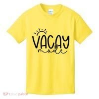 Vacay Mode Tropical Vacation Kids T-Shirt thumb 0