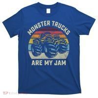 Vintage Monster Truck Retro Style Monster Trucks Are My Jam Gift T-Shirt thumb 0