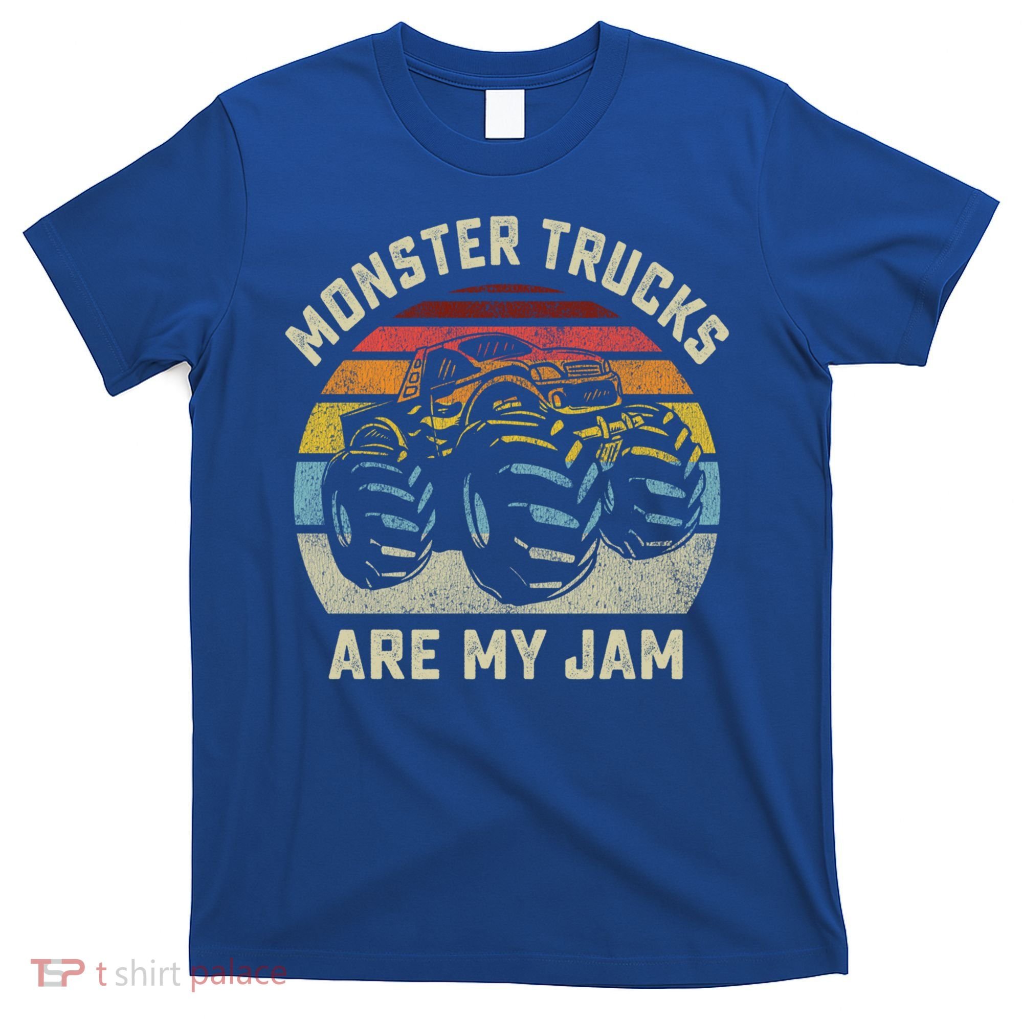 Vintage Monster Truck Retro Style Monster Trucks Are My Jam Gift T-Shirt