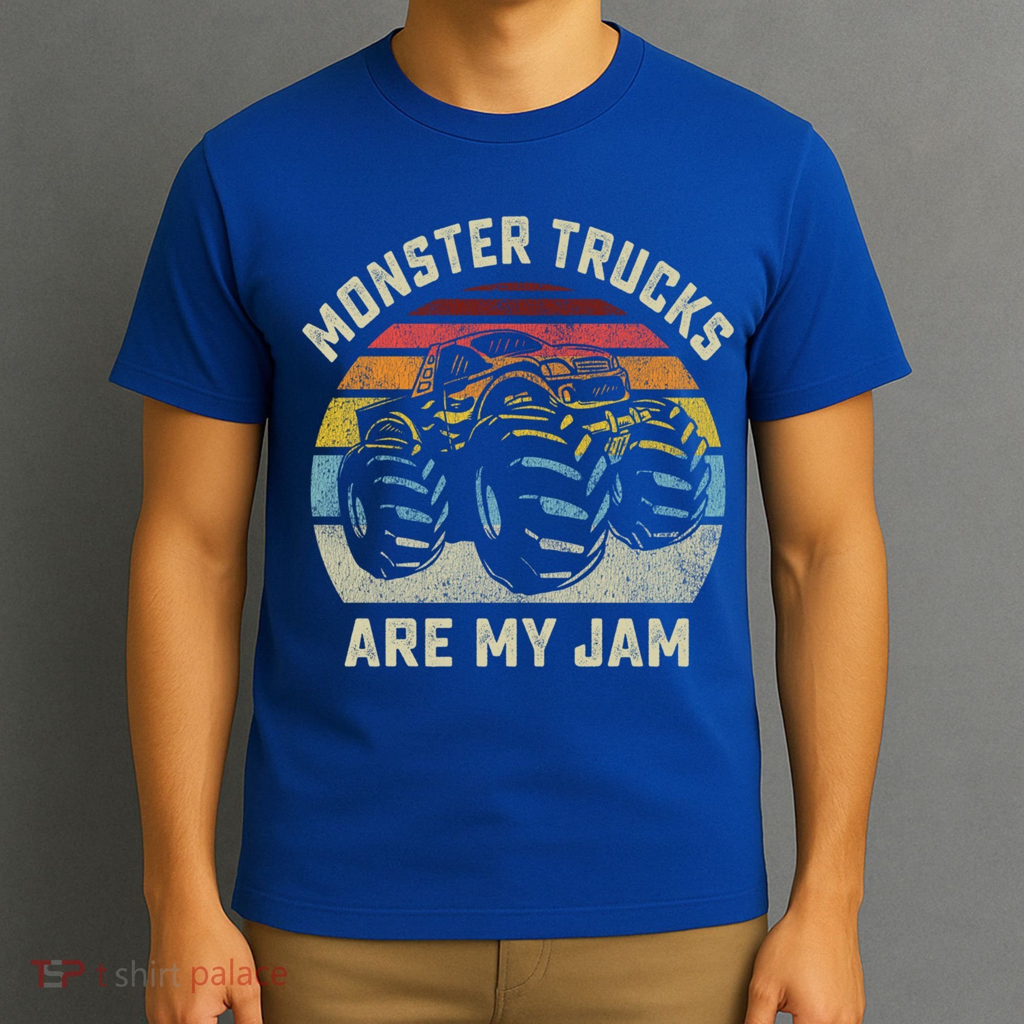 Vintage Monster Truck Retro Style Monster Trucks Are My Jam Gift T-Shirt