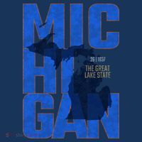 Vintage Michigan The Great Lake State T-Shirt thumb 7